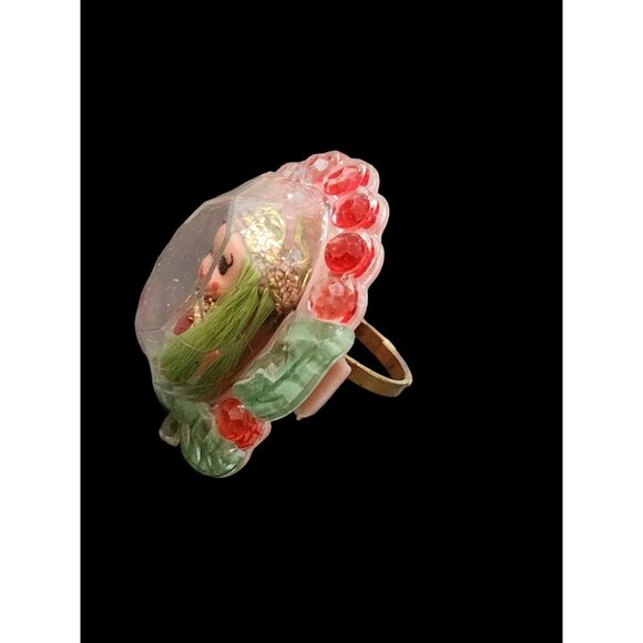 Vintage 1967 Little Kiddles Jewelry Kiddles Mattel adjustable Ring (A4757) - Picture 4 of 5